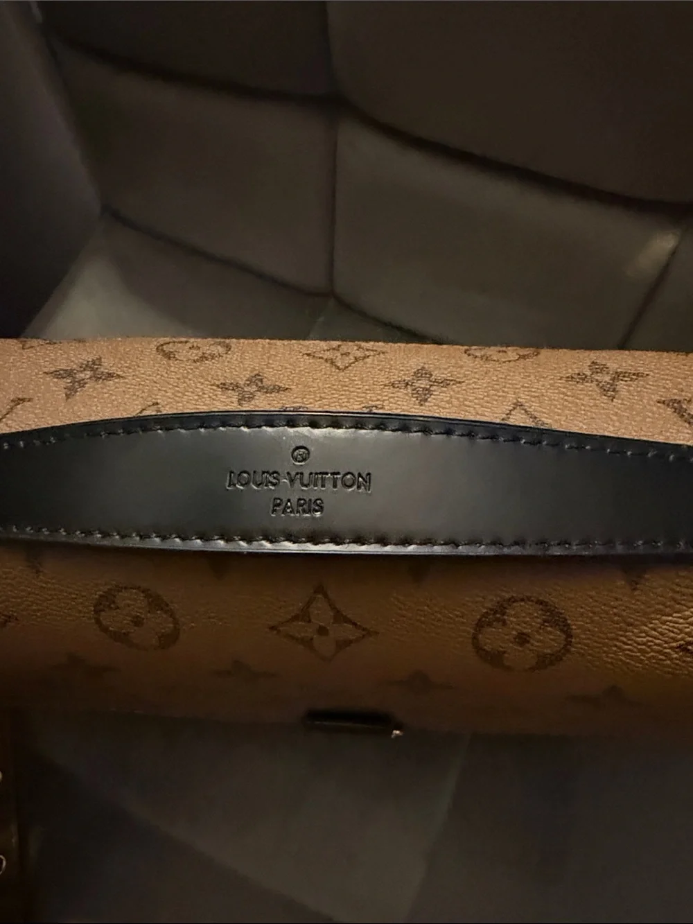 Louis Vuitton Monogram Two-Tone Satchel in Brown